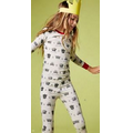 Royal Eiffel Tower Tweens Long Sleeve 2 Piece Stretch Pajamas